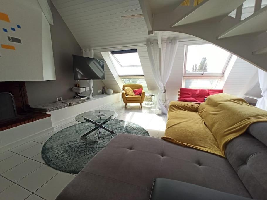 Ferienwohnung Superbe Loft 90M² Proche Parc Expo Nantes Exterior foto
